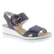Rieker Wedge Sandals - Denim blue - 67476-14 MONTUR